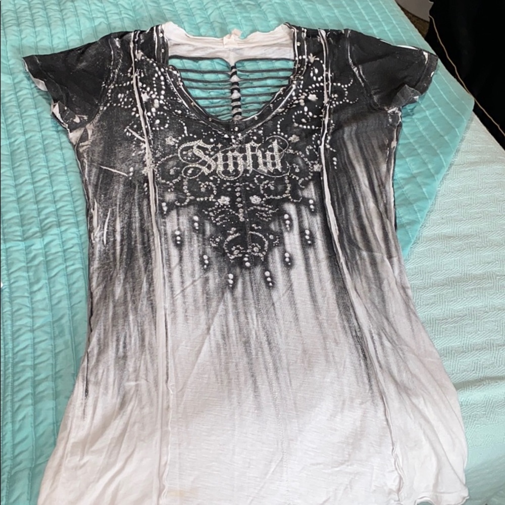 Sinful by affliction tee xl